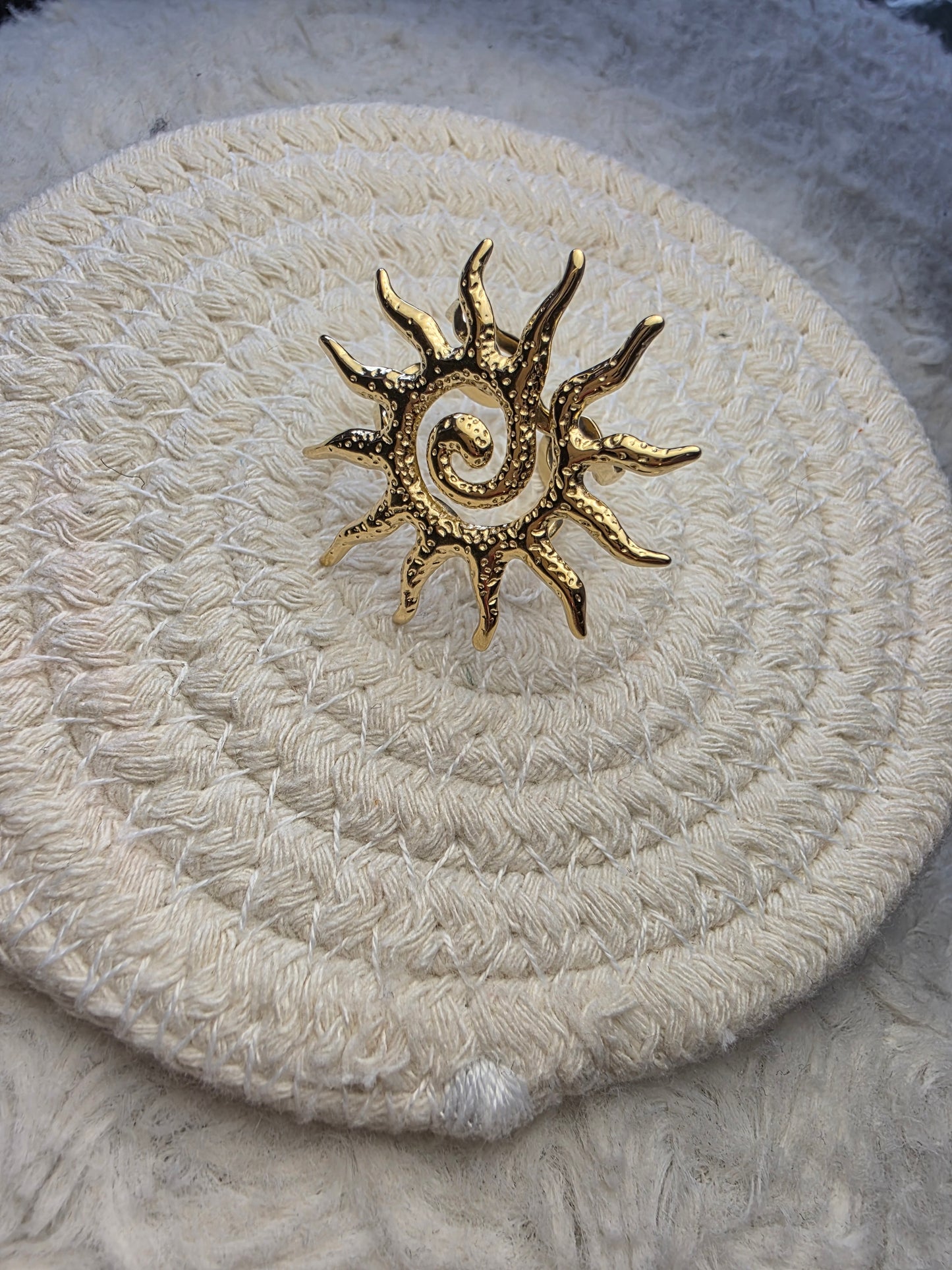 Bague "Aura solaire"
