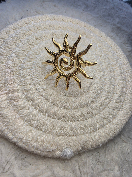 Bague "Aura solaire"