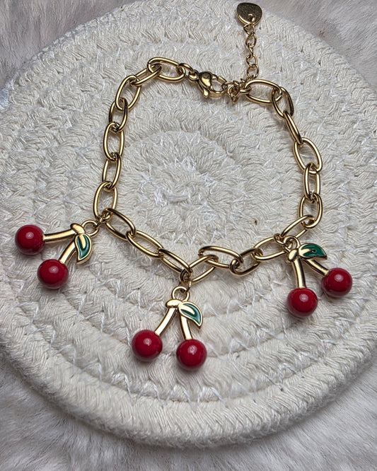 Bracelet "Sweet cherry"