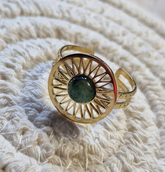 Bague "Soleil Turquoise"
