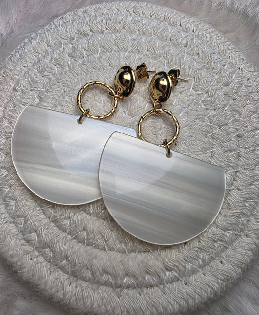 Boucles d'oreilles "Nacre"