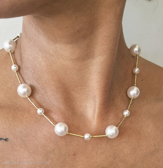 Collier "Éclat de perle"