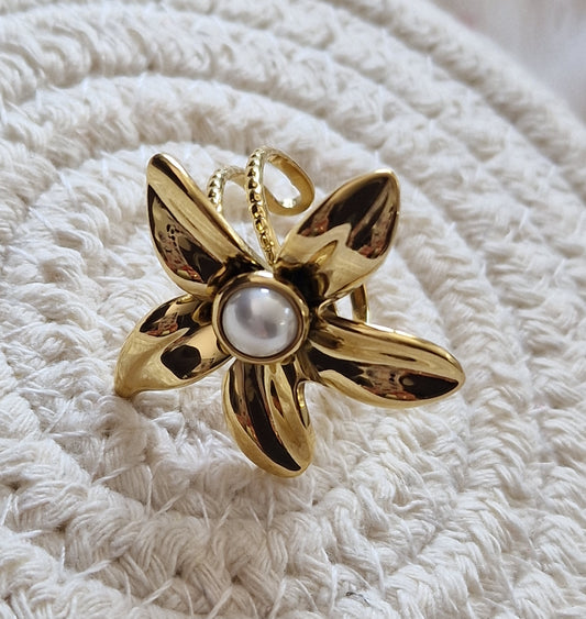 Bague "Lys Doré "